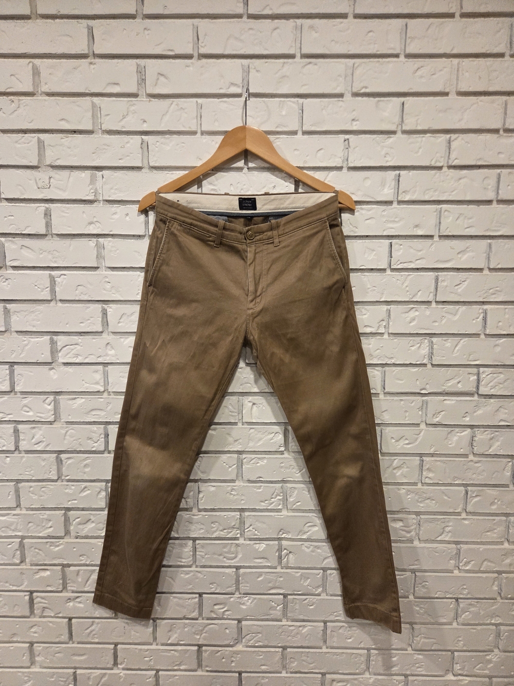 J. Crew Men's Khaki Chinos in Tan